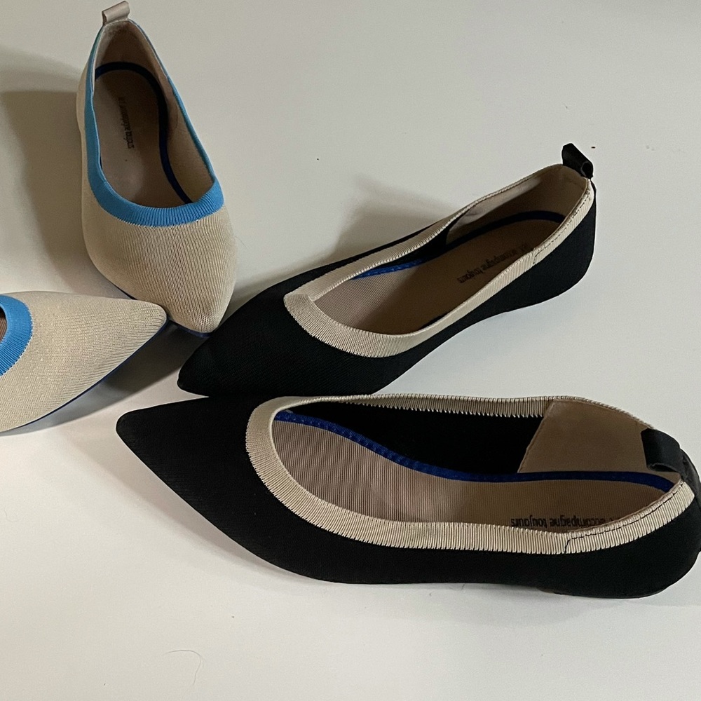 Two Pairs Knit Flats